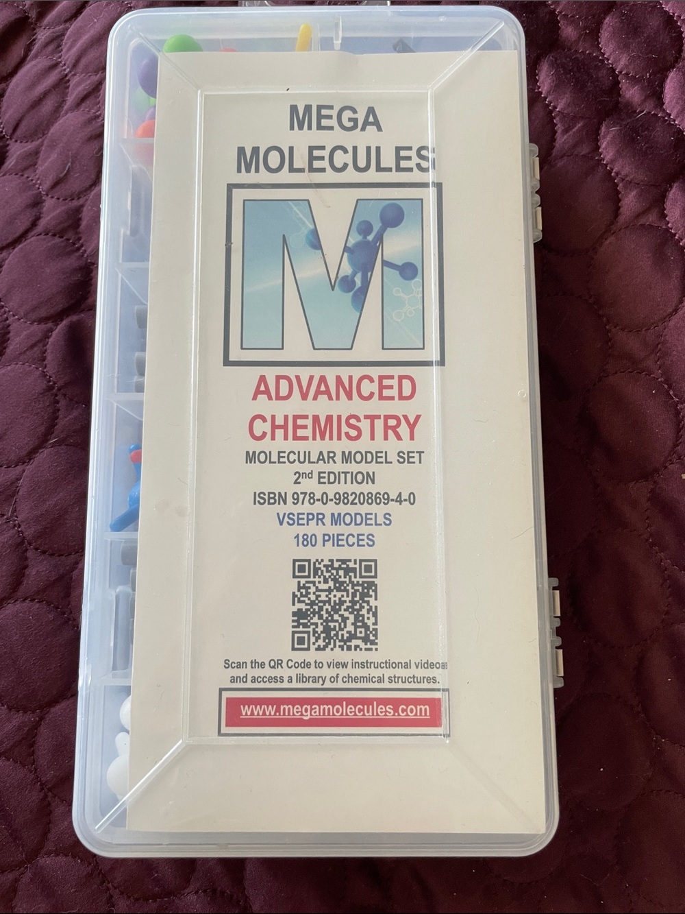 Advanced General and Organic Chemistry Molecular Model Set